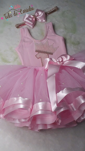 Fantasia tutu Princesa. TAMANHO 1 A 4 ANOS
