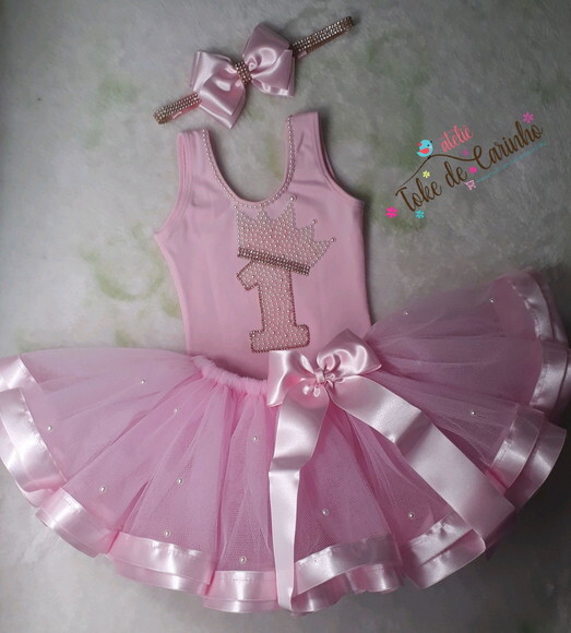 Fantasia tutu Princesa. TAMANHO 1 A 4 ANOS