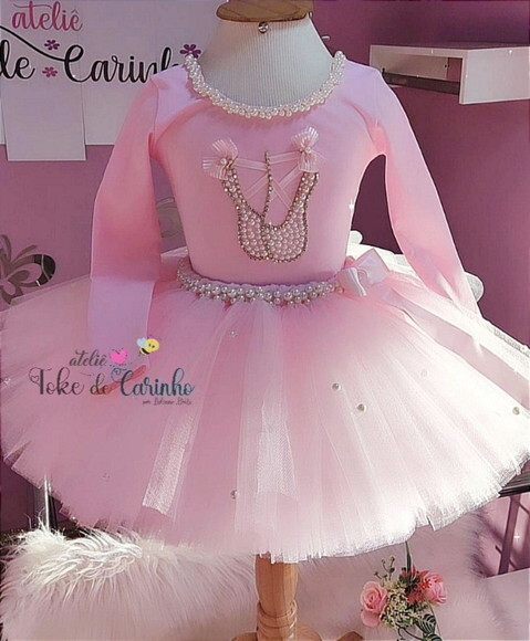 Fantasia/look bailarina. Tamanho 8 ou 10.