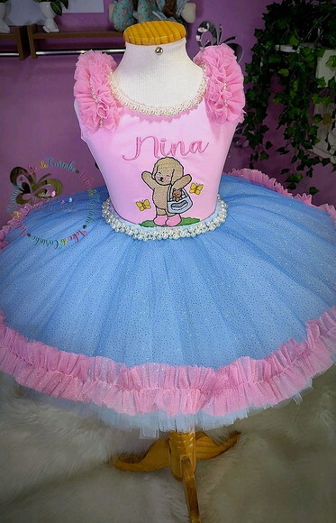 Fantasia/look Tema bobbie Goods. Tamanho 3 até 6 Anos.