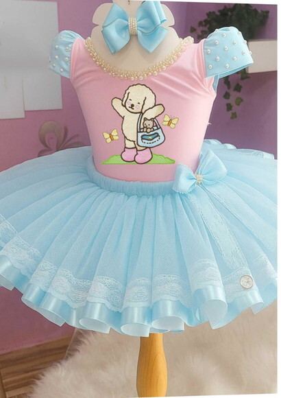 Fantasia/look Tema bobbie Goods. Tamanho 3 até 6 Anos.