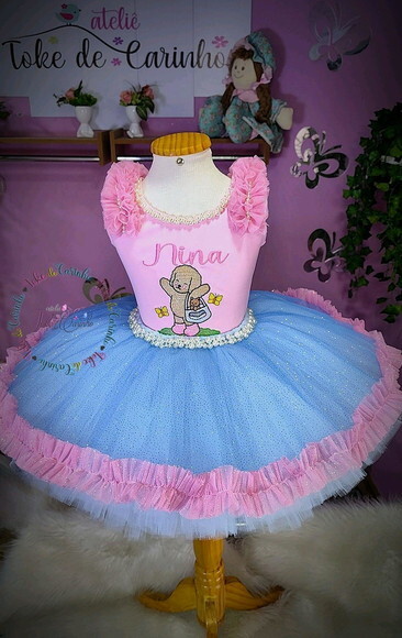 Fantasia/look Tema bobbie Goods. Tamanho 3 até 6 Anos.
