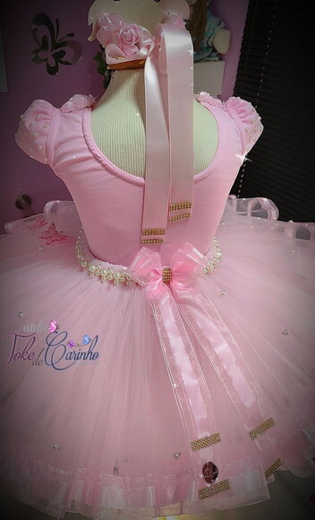 Look jardim da Bailarina Luxo. Tamanho 1 ou 2 Anos.