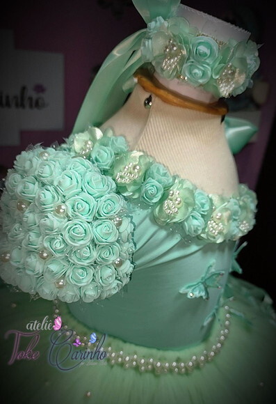 Look jardim da Bailarina Luxo. Tamanho 3 a 6 Anos.