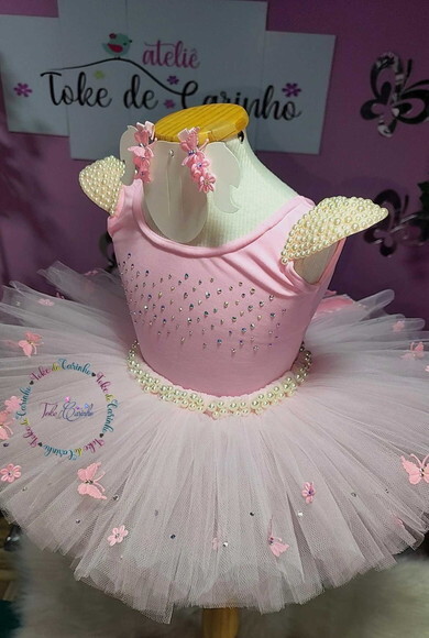 Look jardim da Bailarina. Tamanho 1 ou 2 Anos.