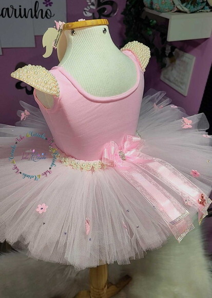 Look jardim da Bailarina. Tamanho 1 ou 2 Anos.