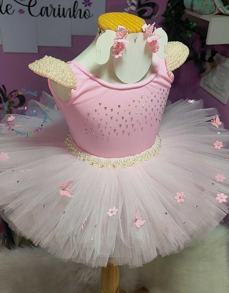 Look jardim da Bailarina. Tamanho 1 ou 2 Anos.