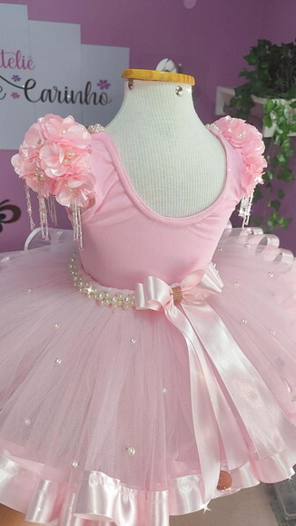 Look Bailarina Luxo 2 Peças. Tamanho 11 até 14 Anos.