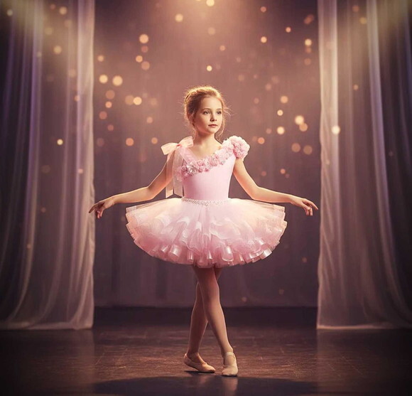Look Bailarina Luxo 2 Peças. Tamanho 11 até 14 Anos.