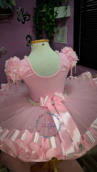 Look Bailarina Luxo 2 Peças. Tamanho 7 até 10 Anos.