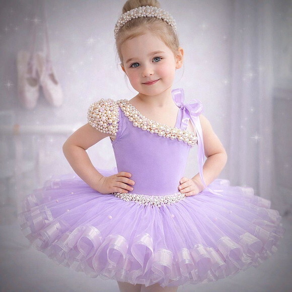 Look Bailarina Luxo 3 Peças. Tamanho 3 até 6 Anos.