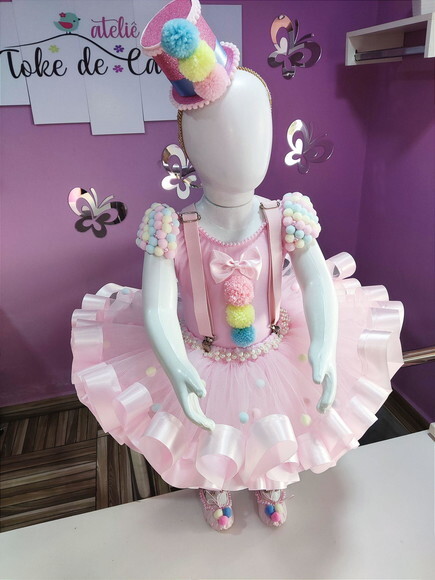 Look Completo Tema circo. Tamanho 4 ou 6 Anos.