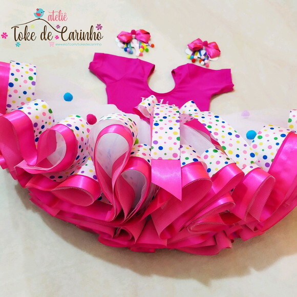 Look de Festa Infantil. Tamanho 4 ou 6 Anos.