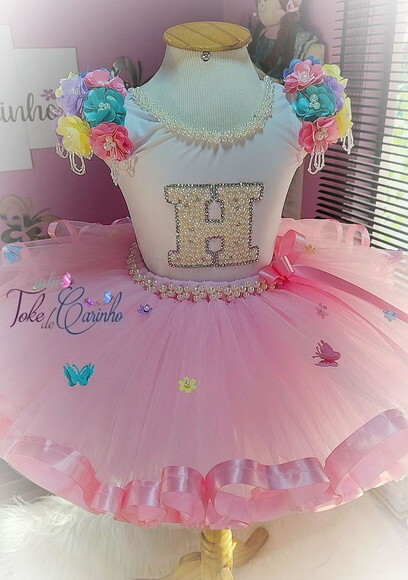 Look de Festa. Tamanho 4 ou 6 Anos.
