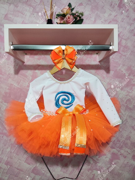 Look infantil tema Moana. Tamanho 1 ou 2 anos