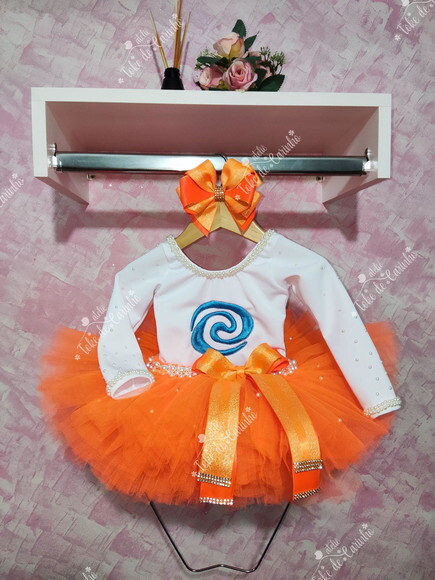Look infantil tema Moana. Tamanho 1 ou 2 anos