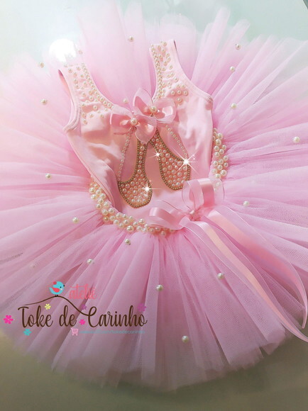 Look Tema bailarina. Tamanho 1 ou 2 Anos.