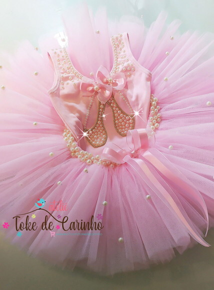 Look Tema bailarina. Tamanho 1 ou 2 Anos.