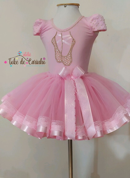 Look Tema bailarina. Tamanho 3 a 6 Anos
