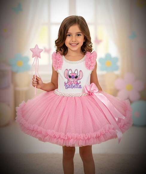 Look/fantasia angel. Tamanho 3 até 6 Anos.