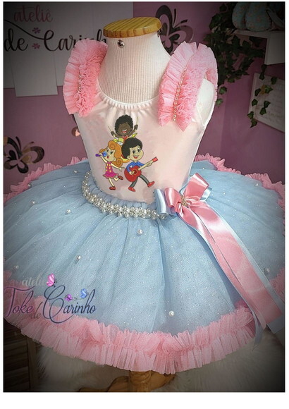 Look/fantasia 3 Palavrinhas . Tamanho 1 ou 2 Anos.