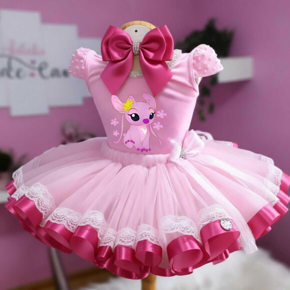 Look/fantasia angel. Tamanho 3 até 6 Anos.