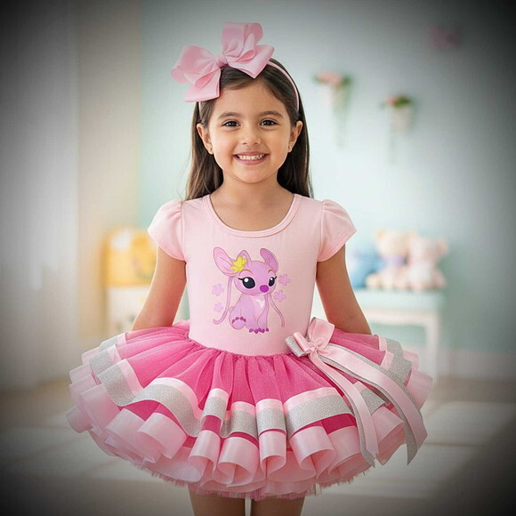 Look/fantasia angel. Tamanho 3 até 6 Anos.