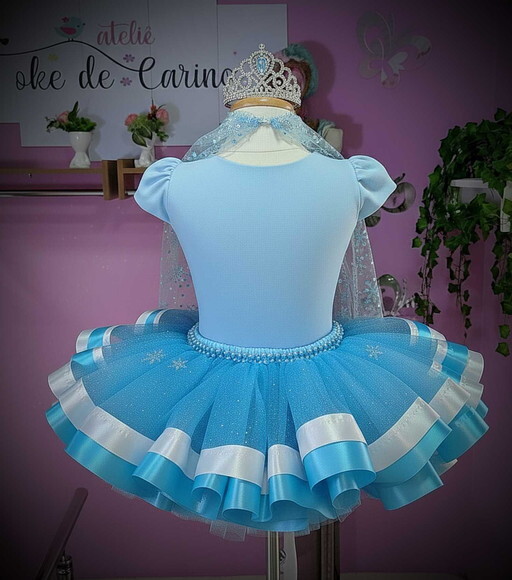Look/fantasia elsa Frozen . Tamanho 3 até 6 Anos.