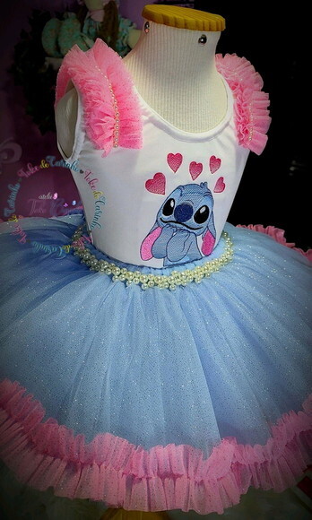 Look/fantasia stitch. Tamanho 3 até 6 Anos.