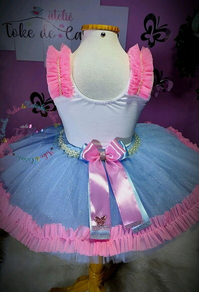 Look/fantasia stitch. Tamanho 3 até 6 Anos.