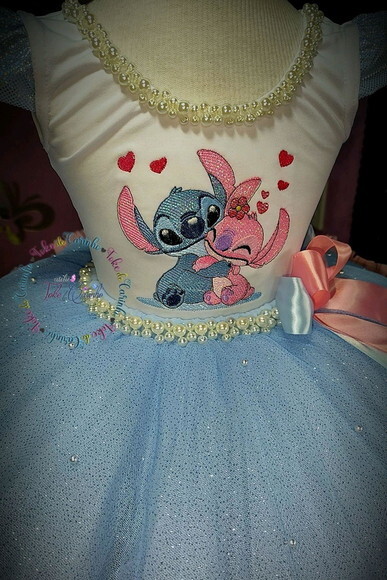Look/fantasia stitch. Tamanho 3 até 6 Anos.