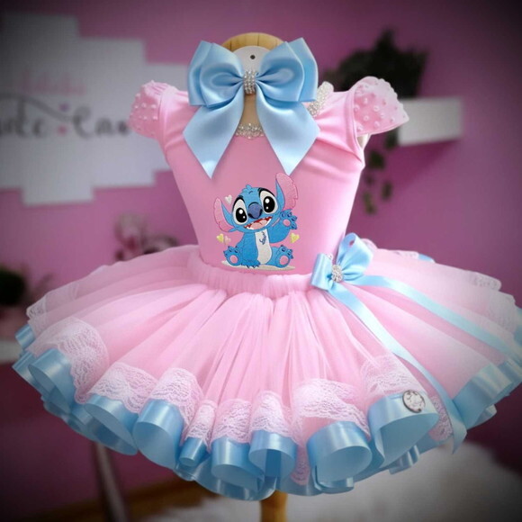 Look/fantasia stitch. Tamanho 3 até 6 Anos.
