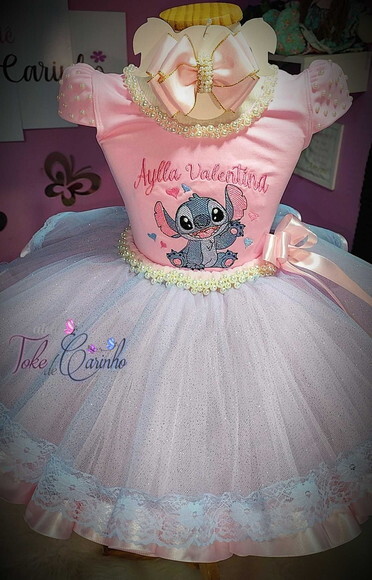 Look/fantasia stitch. Tamanho 3 até 6 Anos.