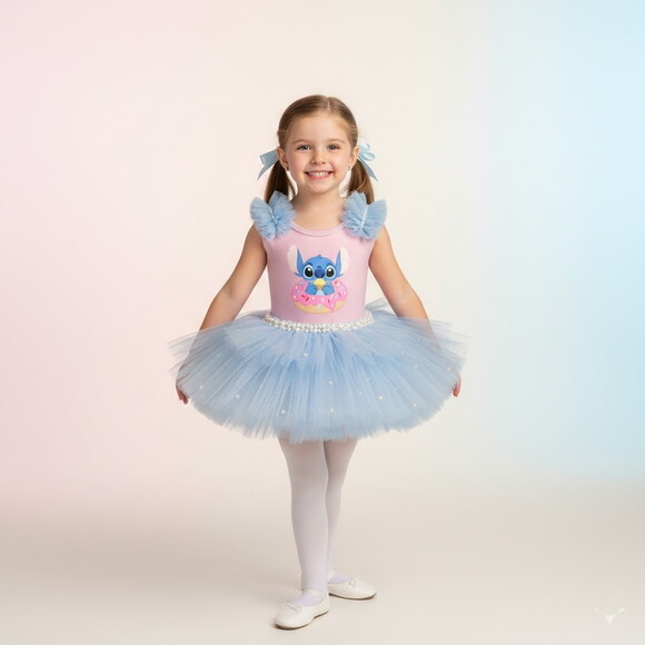 Look/fantasia stitch. Tamanho 3 até 6 Anos.