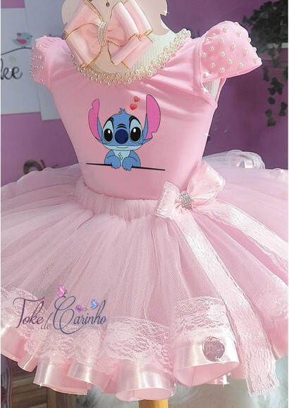 Look/fantasia stitch. Tamanho 3 até 6 Anos.