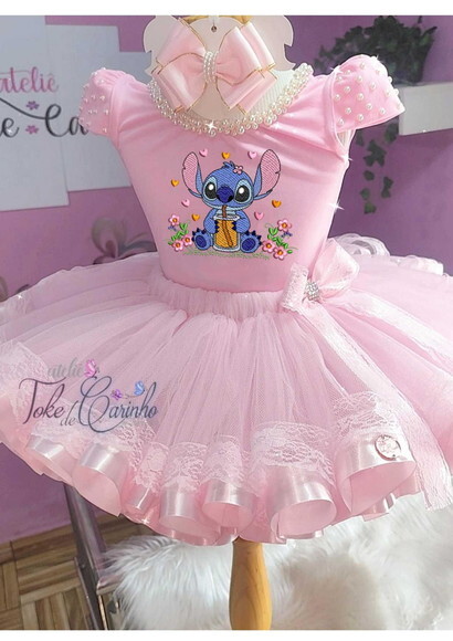 Look/fantasia stitch. Tamanho 3 até 6 Anos.