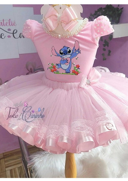 Look/fantasia stitch. Tamanho 3 até 6 Anos.