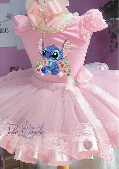 Look/fantasia stitch. Tamanho 3 até 6 Anos.