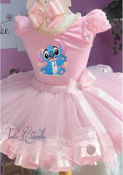 Look/fantasia stitch. Tamanho 3 até 6 Anos.