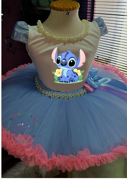 Look/fantasia stitch. Tamanho 3 até 6 Anos.