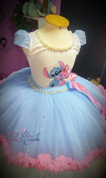 Look/fantasia stitch. Tamanho 3 até 6 Anos.