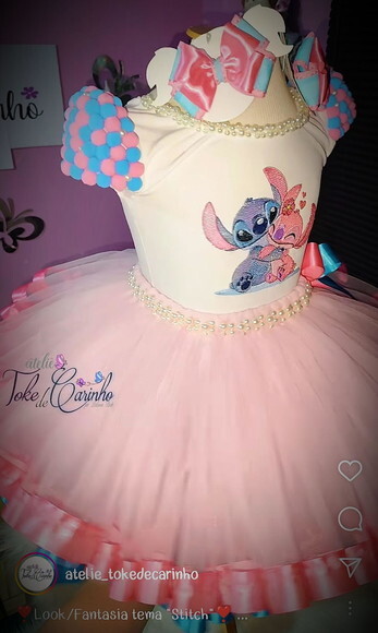 Look/fantasia stitch. Tamanho 3 até 6 Anos.