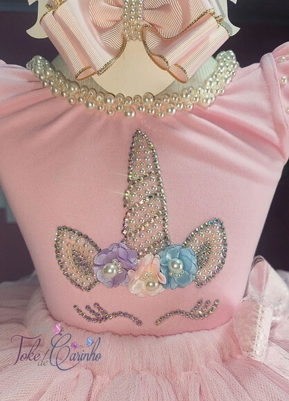 Look/fantasia Luxounicórnio. Tamanho 8 ou 10 Anos.
