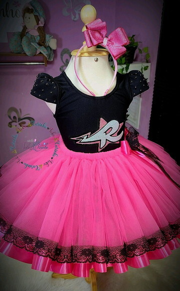 Look/fantasia Tema emilly Vick. Tamanho 7 até 10 Anos.