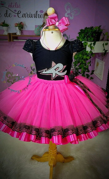 Look/fantasia Tema emilly Vick. Tamanho 7 até 10 Anos.
