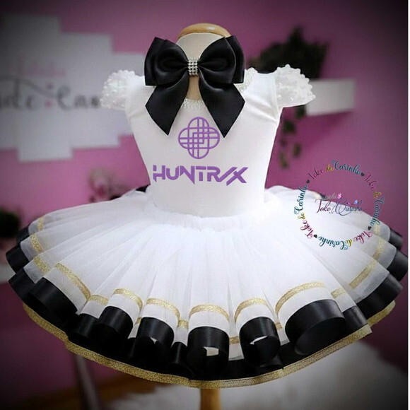 Look/fantasia Tema kpop Huntrix. Tamanho 7 até 10 Anos.