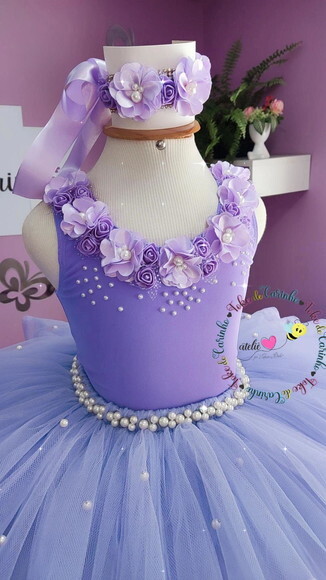 Look/figurino bailarina Luxo. Tamanho 8 ou 10 Anos