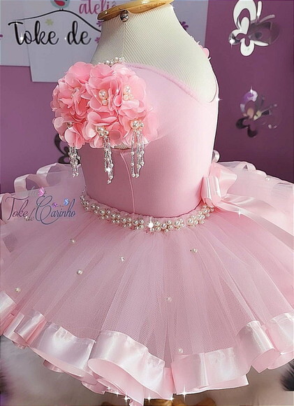 Look/figurino bailarina. Veste Tamanho 1 até 3 Anos. .