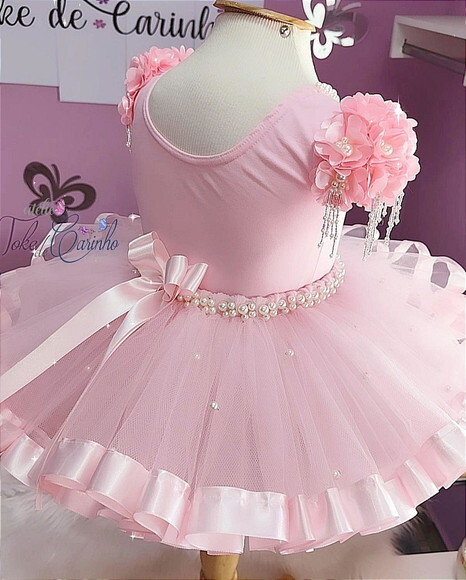 Look/figurino bailarina. Veste Tamanho 1 até 3 Anos. .