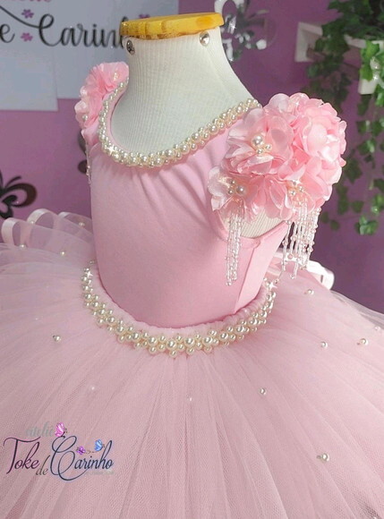 Look/figurino Bailarina/daminha. Tamanho 3 até 6 Anos.